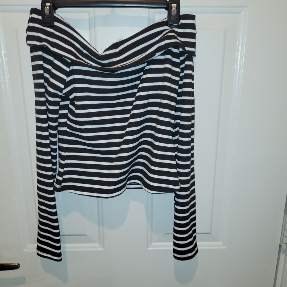 NWOT Express Striped Knit Top.